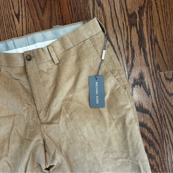 Michael Kors Men's Camel Chinos Marica Corduroy, 33W x 30L, NWT - Picture 6 of 7